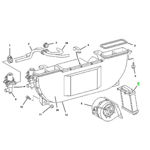 Núcleo de Calefacción para Dodge Sprinter 5133586AA, Aluminio y Plástico, Repuesto para Modelos 2002-2006 - Product Image 4