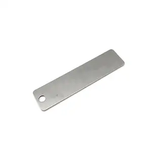 Stainless Steel Plate Customized Pipe Valve Identification Plate Listing Metal Bar Code Label Customized Number Plate