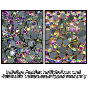 ขายส่ง 100 กรุ๊ส 14400 ชิ้นจํานวนมากแพคเกจ SS6 SS8 SS16 SS20 เหล็กในการถ่ายโอนแก้วคริสตัลหิน Hot Fix AB คริสตัล Rhinestone - Product Image 6
