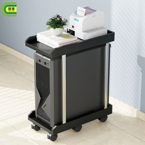 ขาตั้งเครื่องพิมพ์แบบตั้งพื้น Qinfeng ขนาด 40x19x7 ซม. พร้อมล้อเลื่อนเคลื่อนย้ายได้ โครงกันฝุ่น ชั้นวางเก็บของ สำหรับใช้ในสำนักงาน - Product Image 1