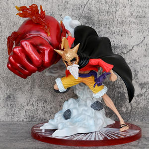 Whosale 25cm PVC <span class=keywords><strong>Luffy</strong></span> Figure Double-Tête Singe Jouet Gros Poing Anime Gear 3 Collection Modèle Décoration pour Enfants - Product Image 4