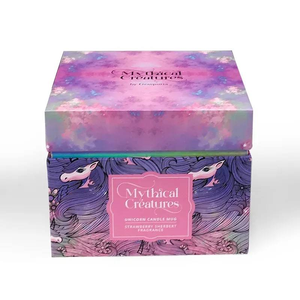 Cajas de Regalo Holográficas de Unicornio al por Mayor, Cajas Rígidas con Interior Iridiscente e Impresión Mágica - Product Image 3