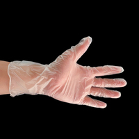 Gants d'examen jetables en PVC de qualité alimentaire, transparents, sans poudre, de protection BLUEWORTH JZL-PVC pour l'élevage de porcs, bovins et ovins
