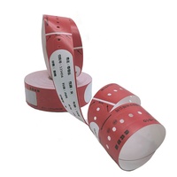 Pulsera de información de pacientes adultos impermeable Térmica Directa Accesorio de identificación de clínicas