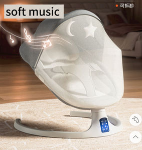 Berceau à bascule en métal pour tout-petits avec fonction balançoire, motif dessin animé, unisexe, pour literie bébé - Product Image 2