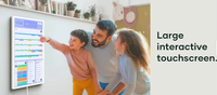 Pantalla Táctil Digital para Interiores Connected Family Hub con CMS Integrado y Gestión Basada en la Nube para Organizar la Vida, de Aluminio, para Agencias