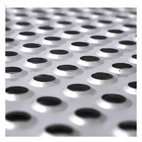 Tôle perforée en aluminium décoratif personnalisé pour clôture