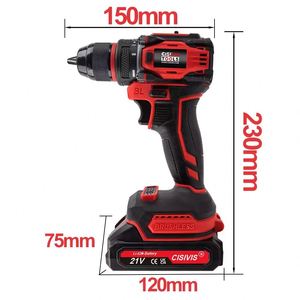 Factory Direct Wholesale 21V 3000rpm Brushless Cordless Drill Variable Speed Cordless Drill <b>Set</b> for Home DIY - Product Image 1