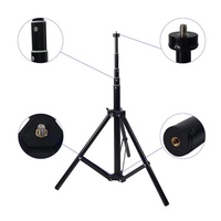 Leadingplus Mini Anneau Lumineux LED Circulaire de 8 Pouces avec 80 LED, Connectivité USB, Luminosité Réglable, Trépied pour Maquillage, Selfie et Diffusion en Direct