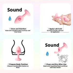 Anal <strong>Plug</strong> for Men and Womencat Claws Round pink Blue Cat Claws <strong>Butt</strong> <strong>Plug</strong> for Adults - Product Image 6