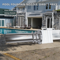 Boquilla de Fuente para Piscina de Acero Inoxidable, Fabricación CNC de Alta Calidad, Venta Directa de Fábrica OEM, Marca JGS