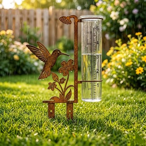 Pluviómetro Jumbo Clásico con Logotipo Personalizado, Regalo Promocional, Herramienta de Medición para Jardín Exterior, <span class=keywords><strong>Escala</strong></span> Clara, Precisa y Duradera - Product Image 5