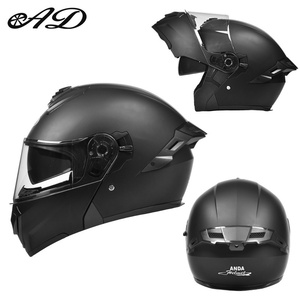 <span class=keywords><strong>Casco</strong></span> de Motocicleta Integral para Motociclismo al Aire Libre con Lente Antivaho Transpirable Blanco y Negro Aprobado por la Fábrica - Product Image 5