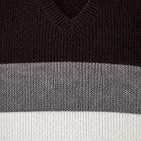 Pull-over personnalisé OEM & ODM pour femme grande taille, en maille mélangée, manches longues, col en V, décontracté, mode hiver, Noël, polyester, basique