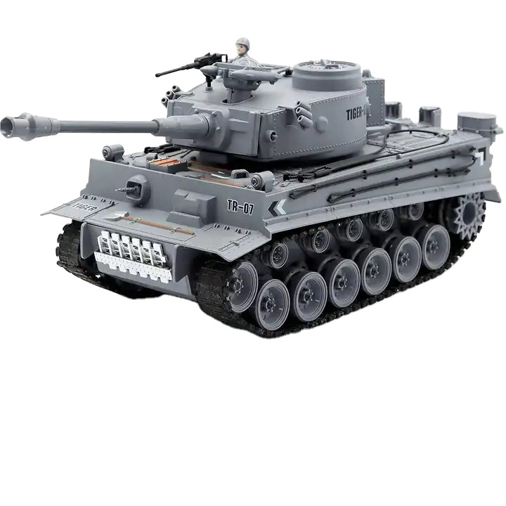 Char de combat télécommandé 1:18 Chars militaires Tigre allemand 2.4G Bombardement Multijoueur combat RC Tank jouet Cadeaux pour enfants