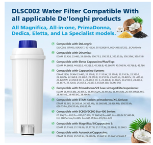 Filtro de Agua de Repuesto para <span class=keywords><strong>Cafetera</strong></span> <span class=keywords><strong>Delonghi</strong></span> DLSC002, Suavizante de Carbón Activado Compatible - Product Image 2