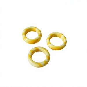 Premium <b>Resin</b> Napkin <b>Rings</b> for Elegant Dining Table Wedding Reception Party Decoration and Special Occasion Events - Product Image 1