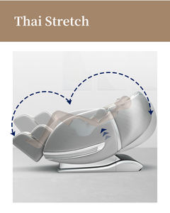 AI Sprach steuerung Musik Elektrischer SL Form <span class=keywords><strong>Massage</strong></span> stuhl 3D Schwerelosigkeit Luxus Thai Stretch Shiatsu <span class=keywords><strong>Massage</strong></span> <span class=keywords><strong>Sofa</strong></span> Stuhl - Product Image 6