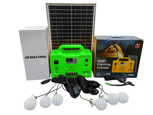 Xách tay 20W-50W Hệ thống năng lượng Monocrystalline silicon tốt nhất chiếu sáng nhà MPPT điều khiển thiết kế mới nhiều chức năng Máy phát điện - Product Image 3