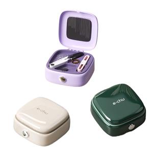 Kit de Costura Portátil E-Chu, Estuche Compacto de Plástico con Espejo y Herramientas para Uso en Casa y Viajes - Product Image 2