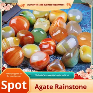 Nanjing Yuhua vendita diretta cinque-colore piccole pietre pietra naturale ciottoli <span class=keywords><strong>per</strong></span> la decorazione serbatoio di pesce succulenta copertura vaso di fiori - Product Image 3