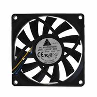 Ventilateur axial de refroidissement de châssis CPU Delta EFC0812DB 12V DC 0.50A quatre fils 8015 80x80x15mm 8cm PWM à contrôle intelligent de la température