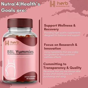 OEM ODM Private Label Booty Gummies for Women, BBL Gummies Contains Curva Boost Herb <b>Blend</b> Booty Gummies - Product Image 4