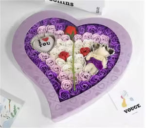 Amour 100 Forever Rose Éternelle Valentines Romantiques Pour Elle Empreinte À La Main Préservé Vraies Fleurs Saint Valentin Cadeaux - Product Image 4