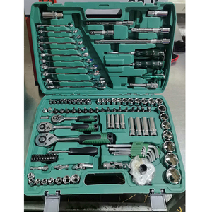 Auto Repair Mechanical 1/4 Inch 1/2 Drive Socket Wrench <b>Set</b> 121 Piece Ratchet <b>Tool</b> <b>Set</b> Hard Case Auto Repair Socket <b>Tool</b> <b>Set</b> - Product Image 2