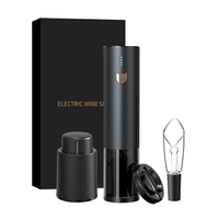Ouvre-bouteille automatique rechargeable de luxe Ouvre-bouteille personnalisé Ensemble d'ouvre-vin électrique boîte-cadeau
