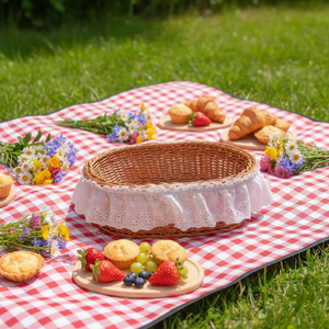 Cesta <span class=keywords><strong>de</strong></span> Almacenamiento Moderna Ecológica Tejida <span class=keywords><strong>a</strong></span> Mano <span class=keywords><strong>de</strong></span> Plástico PP Tipo Ratán <span class=keywords><strong>para</strong></span> el Hogar, <span class=keywords><strong>para</strong></span> Aperitivos, Pan, Verduras, Mesa <span class=keywords><strong>de</strong></span> Centro, Frutas - Product Image 6