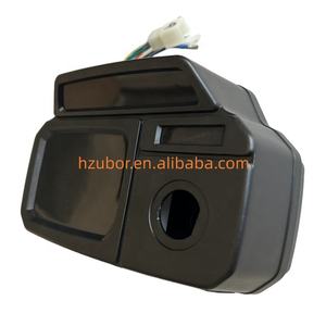 एक्स100 मोटरसाइकिल स्पीडोमीटर डिजिटल एलईडी डिस्प्ले टैकोमीटर मोटर बाइक ओडोमीटर किमी 14000 सुज़ुकी के लिए आरपीएम गेज - Product Image 4