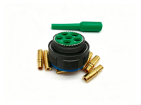 Connecteur circulaire série D38999, D38999/26WH06SN, 6 contacts, raccord fileté Tri-start, assemblage de câbles personnalisé disponible