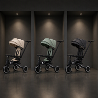 Tricycle enfant 8-en-1 pliable compact avec fonction poussoir parent, idéal pour l'éveil et la croissance – Fabrication OEM/ODM