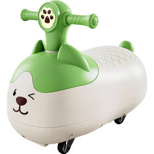 سيارة متأرجحة كلاسيكية جديدة للأطفال رخيصة من البلاستيك ، سيارة متأرجحة لطيفة للأطفال ، سيارة منزلقة مع الموسيقى - Product Image 1