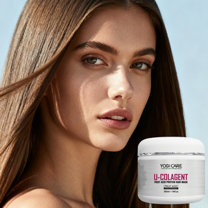 Mascarilla Capilar Reparadora de Ácido de Frutas 100% Orgánica y Natural YOGI CARE, Mascarilla Capilar Suavizante con Colágeno, Mayorista - Product Image 1