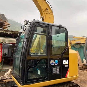 Excavatrice de construction CAT307E d'occasion, modèle 2022, moteur à faible consommation d'énergie, boîte de vitesses, pompe, composants principaux inclus - Product Image 2