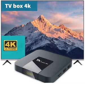 Nuovo <span class=keywords><strong>Box</strong></span> <span class=keywords><strong>TV</strong></span> <span class=keywords><strong>Android</strong></span> 4K Internet TX Super 8K con Adattamento Automatico della Risoluzione, <span class=keywords><strong>Box</strong></span> <span class=keywords><strong>TV</strong></span> Portatile <span class=keywords><strong>per</strong></span> Inquilini e Hotel, Plug-and-Play - Product Image 1