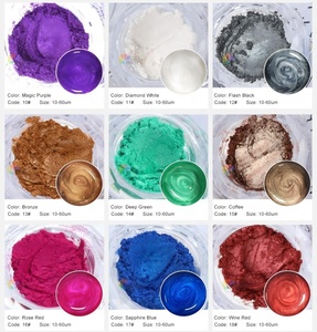 Poudre de Mica Pigmentée <span class=keywords><strong>Rouge</strong></span> Naturelle Scintillante pour Résine Époxy, Fabrication de Savons, Bombes de Bain – Non Toxique, Sûr pour la Peau, Vente en Gros - Product Image 2