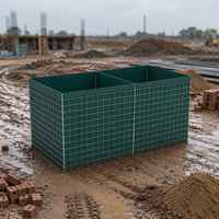 Panier gabion mural en fil de fer galvanisé soudé, toutes largeurs, pour murs de soutènement, construction sur mesure, grille fine, commande mixte
