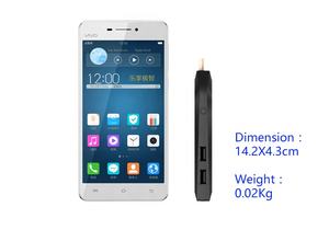 Meegopad T08 Stick PC Đen Win10 64G 5V/3A Quad CoreZ-8350 Với Fan Điện Năng Thấp Xách Tay Mini PC Cho Nhà Sinh Viên Intel Chipset - Product Image 3