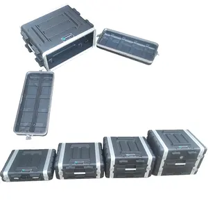 1U 2U 3U 4U 5U 6U 7U 8U 9U 10U unità space 19 pollici light duty shock mount plastica ABS serve shipping rack case