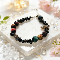Bracelets tendance en pierres naturelles de 18 à 22 cm, taille ajustable, unisexes, colorés, pour cadeau, accessoire de mode quotidien