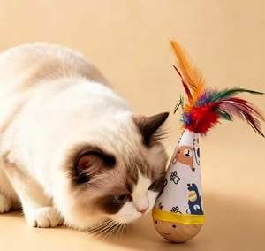 Juguetes para Mascotas, Perros y Gatos, Muñeco Volteable, Juguete Divertido, Compañero de Juego, Entretenimiento, Juego Divertido, Resistente a Mordidas, Giratorio - Product Image 2