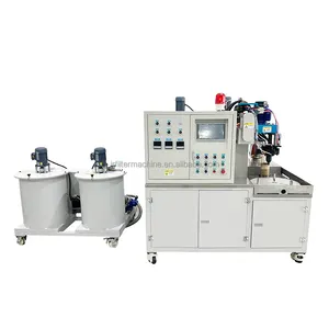 Full-automatic PU Glue Injection Machine For Heavy Duty Air Filter Production Line High Quality PU Dispensing Machine