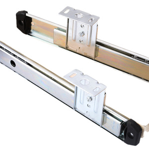 Shengda Two-Section Silent Slide Rails 27cm 35cm Thickened Ball Bearing <b>Desk</b> Keyboard Drawer Slides - Product Image 3