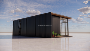 บ้านคอนเทนเนอร์สำเร็จรูปแบบถอดประกอบได้ ขนาด 20 ฟุต 40 ฟุต ราคาประหยัด พร้อมห้องนอน 2 ห้อง - Product Image 5