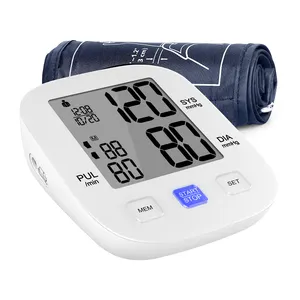 Esfigmomanômetro eletrônico para braço, máquina digital BP, monitor portátil de pressão arterial, esfigmomanômetro inteligente