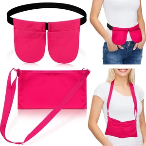 Waist Belt Breast Drainage Carrier Mastectomy Drainage Pouch with Shower Bag