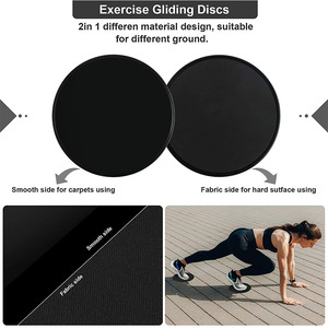 Ensemble de bandes de résistance We Yoga avec disques coulissants et ancre de porte pour l'entraînement des squats et des levées de hanches, équipement de fitness - Product Image 5